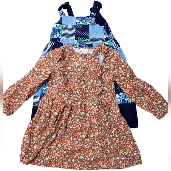 Gymboree Cat & Jack Floral Dress Bundle Lot Girls 5T - Picture 1 of 8